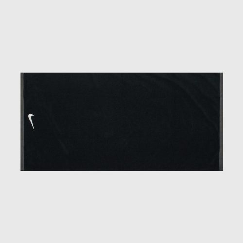 NIKE FUNDAMENTAL TOWEL LARGE BLACK/WHITE L