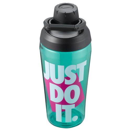 NIKE TR HYPERCHARGE CHUG BOTTLE 16 OZ GRAPHIC WASHED TEAL/BLACK/WHITE