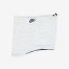 NIKE NECKWARMER REVERSIBLE CLUB FLEECE DK GREY HEATHER/BLACK/WHITE