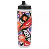 NIKE REFUEL BOTTLE 32 OZ GRAPHIC CLEAR/BLACK/LT CRIMSON/SAFETY ORANGE/WHITE
