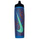 NIKE REFUEL BOTTLE 24 OZ GRAPHIC ORBIT BLUE/BLACK/ORBIT BLUE/HYPER ORANGE/VOLTAGE GREEN ONE