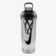 Nike Tr Recharge Shaker Bottle 2.0 24 Oz Clear/Black/Black/Black ONE