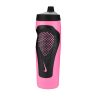 NIKE REFUEL BOTTLE GRIP 24 OZ PINK GLOW/BLACK/WHITE ONE
