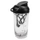 Nike Tr Recharge Shaker Bottle 16 Oz Clear/Black/Black/Black