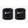 Nike Swoosh Classic Wristbands 2Pk Black/White