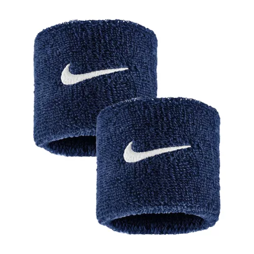Nike Swoosh Classic Wristbands 2Pk College Navy/White ONE