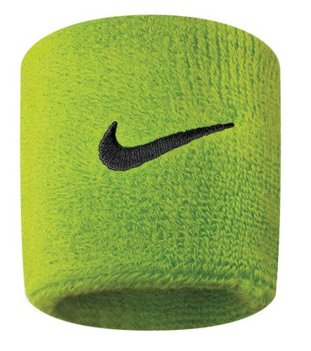 NIKE SWOOSH WRISTBANDS 2PK ATOMIC GREEN/BLACK