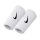 NIKE SWOOSH DOUBLEWIDE WRISTBANDS 2PK WHITE/BLACK