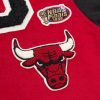 MITCHELL & NESS CHICAGO BULLS NBA TEAM LEGACY VARSITY JACKET RED/BLACK XXL