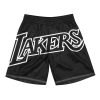MITCHELL & NESS LOS ANGELES LAKERS BIG FACE 3.0 FASHION SHORT BLACK