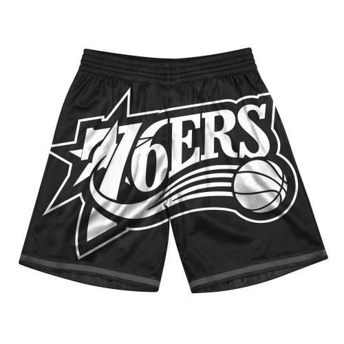 MITCHELL & NESS PHILADELPHIA 76ERS BIG FACE 3.0 FASHION SHORT BLACK