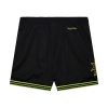 MITCHELL & NESS NBA FASHION NEON MESH SHORTS VINTAGE LOGO Philadelphia 76ers Black