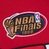 MITCHELL & NESS NBA TEAM OG 2.0 FLEECE PANTS VINTAGE LOGO CHICAGO BULLS SCARLET