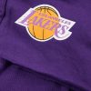 MITCHELL & NESS NBA LOS ANGELES LAKERS GAME DAY FRENCH TERRY SHORTS PURPLE