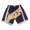 MITCHELL & NESS LOS ANGELES LAKERS 96-97 BIG FACE SHORT PURPLE