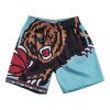 MITCHELL & NESS VANCOUVER GRIZZLIES 95-96 BIG FACE SHORT TEAL