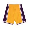 MITCHELL & NESS LOS ANGELES LAKERS BIG FACE 2.0 BLOWN OUT FASHION SHORT LIGHT GOLD
