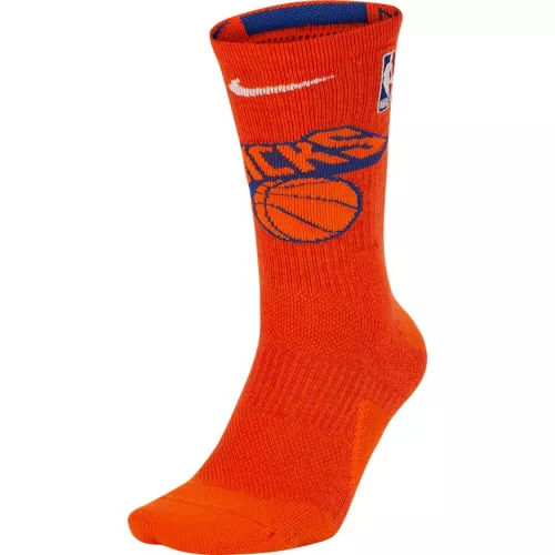 NIKE NEW YORK KNICKS ELITE SOCKS BRILLIANT ORNGE/RUSH BLUE/WHITE