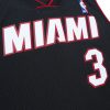 MITCHELL & NESS MIAMI HEAT NBA BLACK JERSEY 2012 DWYANE WADE BLACK M