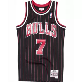   MITCHELL & NESS CHICAGO BULLS TONI KUKOC 1995-96' #07 SWINGMAN 2.0 JERSEY BLACK