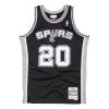 MITCHELL & NESS SAN ANTONIO SPURS MANU GINOBILI #20 SWINGMAN JERSEY BLACK/BLACK XXL