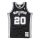 MITCHELL & NESS SAN ANTONIO SPURS MANU GINOBILI #20 SWINGMAN JERSEY BLACK/BLACK XXL