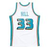 MITCHELL & NESS DETROIT PISTONS GRANT HILL 1998-99' #33 SWINGMAN 2.0 JERSEY WHITE