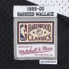 MITCHELL & NESS PORTLAND TRAIL BLAZERS RASHEED WALLACE 1999-00 SWINGMAN JERSEY BLACK