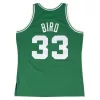 MITCHELL & NESS BOSTON CELTICS LARRY BIRD 1985-86' #33 SWINGMAN 2.0 JERSEY GREEN XL