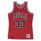 MITCHELL & NESS CHICAGO BULLS SCOTTIE PIPPEN 1997-98' #33 SWINGMAN 2.0 JERSEY RED