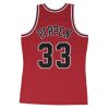 MITCHELL & NESS CHICAGO BULLS SCOTTIE PIPPEN 1997-98' #33 SWINGMAN 2.0 JERSEY RED