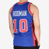 MITCHELL & NESS NBA DETROIT PISTONS DENNIS RODMAN SWINGMAN JERSEY ROYAL