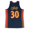 MITCHELL & NESS GOLDEN STATE WARRIORS STEPHEN CURRY 09-10#30 SWINGMAN 2.0 JERSEY NAVY
