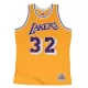MITCHELL & NESS LOS ANGELES LAKERS MAGIC JOHNSON 84-85' #32 SWINGMAN 2.0 JERSEY YELLOW