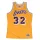 MITCHELL & NESS LOS ANGELES LAKERS MAGIC JOHNSON 84-85' #32 SWINGMAN 2.0 JERSEY YELLOW