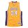 MITCHELL & NESS LOS ANGELES LAKERS SHAQUILLE O'NEAL Mens Swingman Jersey Light Gold