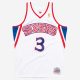 MITCHELL & NESS PHILADELPHIA 76ERS ALLEN IVERSON #03 SWINGMAN 2.0 JERSEY WHITE
