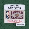 MITCHELL & NESS SEATTLE SUPERSONICS GARY PAYTON 95-96 #20 NBA SWINGMAN 2.0 JERSEY GREEN