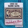 MITCHELL & NESS CHARLOTTE HORNETS BARON DAVIS #01 SWINGMAN 2.0 JERSEY TEAL