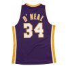 MITCHELL & NESS NBA SWINGMAN JERSEY LOS ANGELES LAKERS 99-00 SHAQUILLE O'NEAL PURPLE M