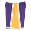 MITCHELL & NESS NBA LOS ANGELES LAKERS SWINGMAN SHORTS PURPLE L