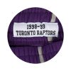 MITCHELL & NESS NBA TORONTO RAPTORS SWINGMAN ROAD SHORTS 98-99 PURPLE XL