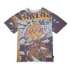 MITCHELL & NESS LOS ANGELES LAKERS BIG FACE SS TEE 6.0 Purple
