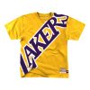 MITCHELL & NESS LOS ANGELES LAKERS BIG FACE SS TEE GOLD