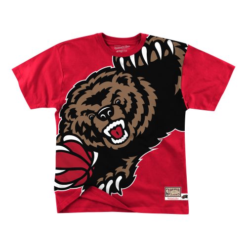 MITCHELL & NESS VANCOUVER GRIZZLIES BIG FACE TEE RED