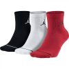 Jordan Jumpman High-Intensity Quarter Sock (3 Pair) BLACK/WHITE/GYM RED
