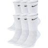 NIKE EVERYDAY CUSH SOCKS 6PR 132 WHITE/BLACK
