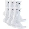 NIKE EVERYDAY CUSH SOCKS 6PR 132 WHITE/BLACK