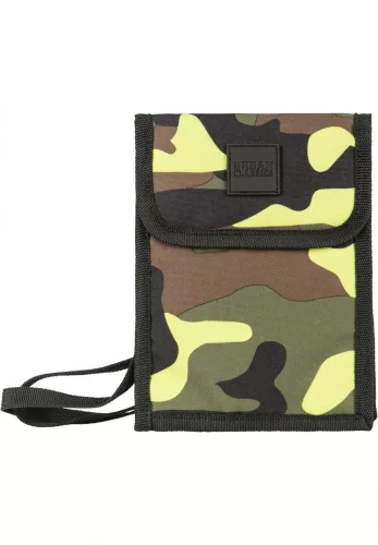 URBAN CLASSICS NECK POUCH OXFORD FROZENYELLOW CAMO