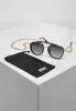 URBAN CLASSICS SUNGLASSES IBIZA WITH CHAIN BLACK/GOLD